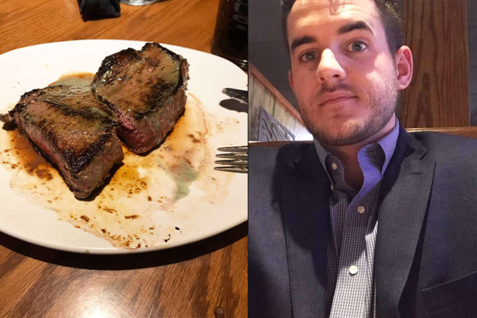 Stephen war nur gekommen, um aus Mitleid ein Steak umsonst abzustauben.