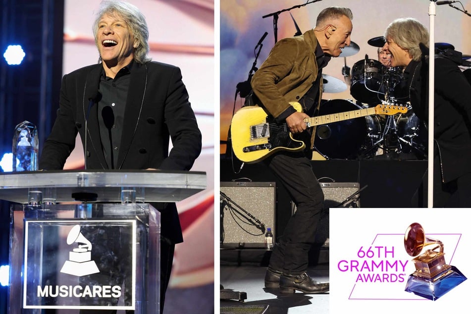 Starry Grammys gala rocks New Jersey pride to honor Jon Bon Jovi