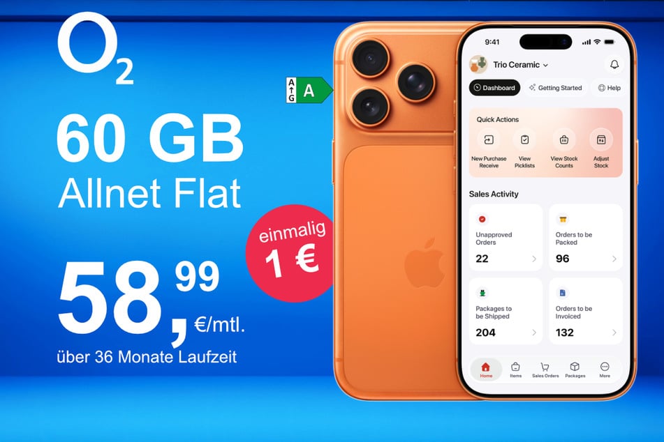 Das neue iPhone 17 Pro inkl. 30 GB Datenvolumen für nur 1 Euro exklusiv bei o2.