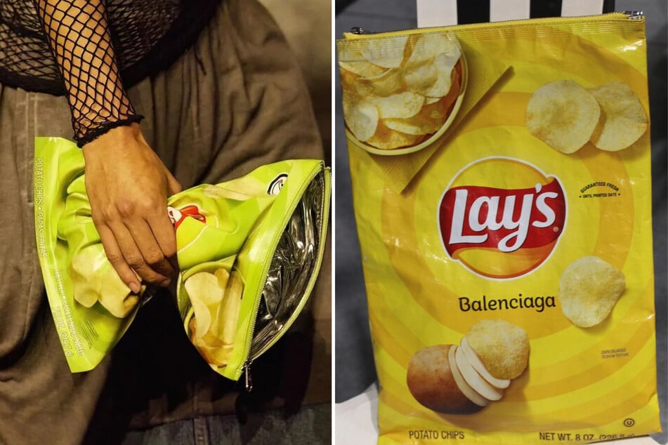 Luxury fashion house Balenciaga is selling a new handbag that looks exactly like a bag of Lays potato chips with a wild price tag.