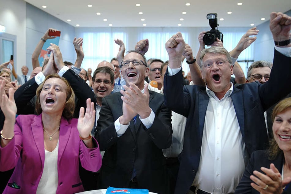 Feierstimmung bei der AfD.