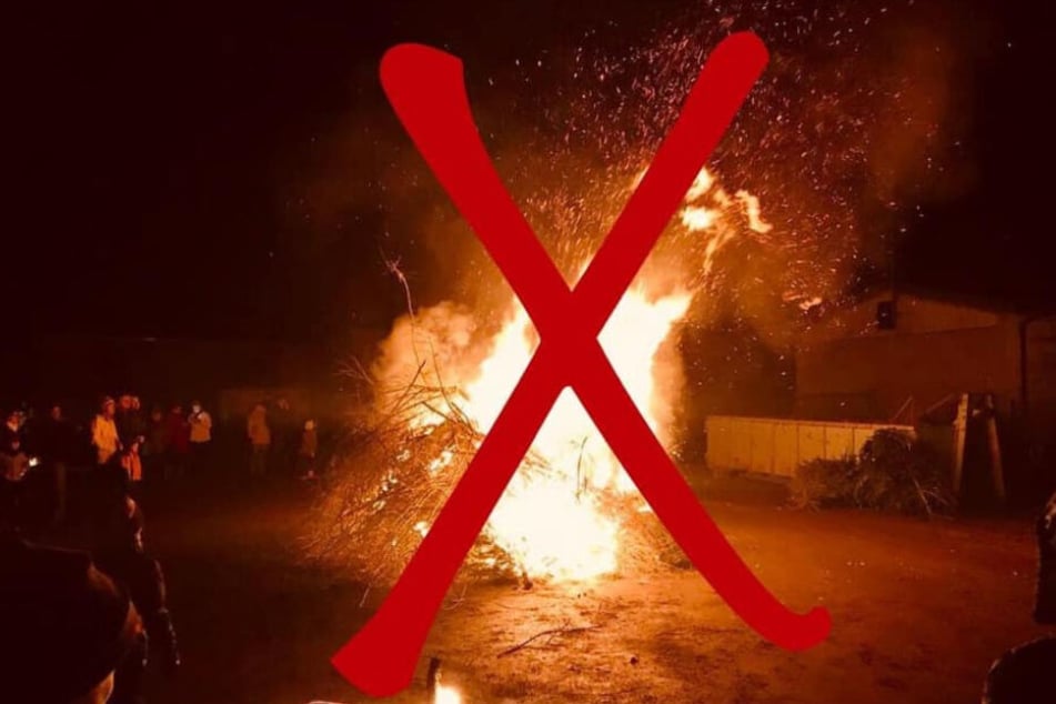 Kein traditionelles Baum-Brennen mehr! Statt großem Feuer gibt's im neuen Jahr Bäume-Schreddern bei der Freiwilligen Feuer Auerswalde.