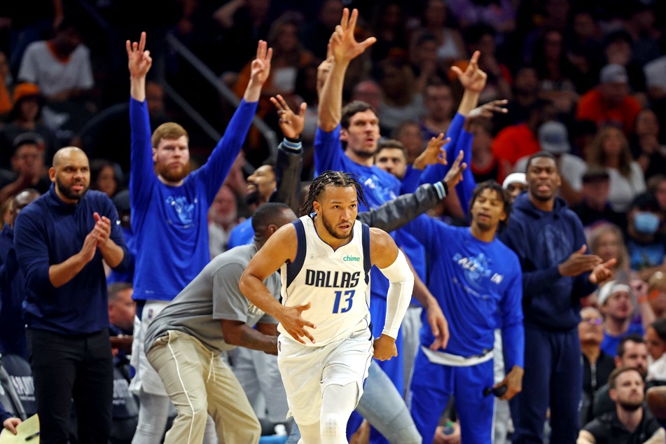 The Dallas Mavericks bench is a bit too enthusiastic for the NBA's liking.
