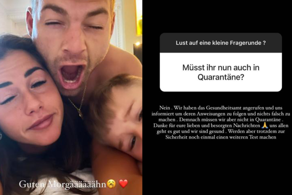 Sarah Lombardi (28) meldete sich am Samstag aus Dubai bei ihren Fans und gab Entwarnung - allen gehe es gut und keiner müsse in Quarantäne.