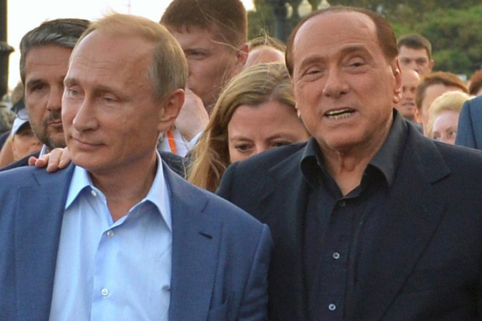 Gute Freunde? Russlands Präsident Wladimir Putin (70) zusammen mit Italiens früherem Regierungschef Silvio Berlusconi (86) im Jahr 2015.