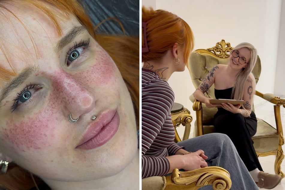 Die Freckles-Tattoos sind derzeit sehr gefragt – Hanna hat bereits einige Terminanfragen.