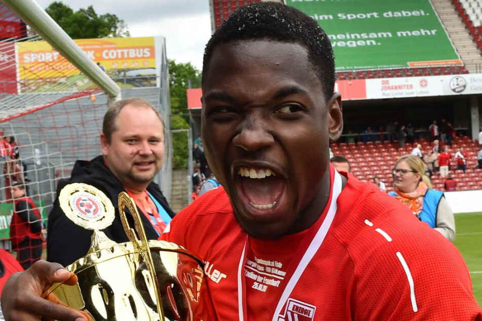Mit dem FCE hat Mamba den Brandenburger Landespokal gewonnen.