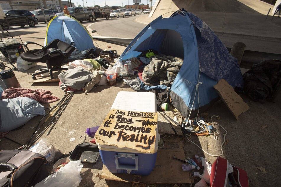 57% of Austinites who took part voted to ban homeless encampments in the city.