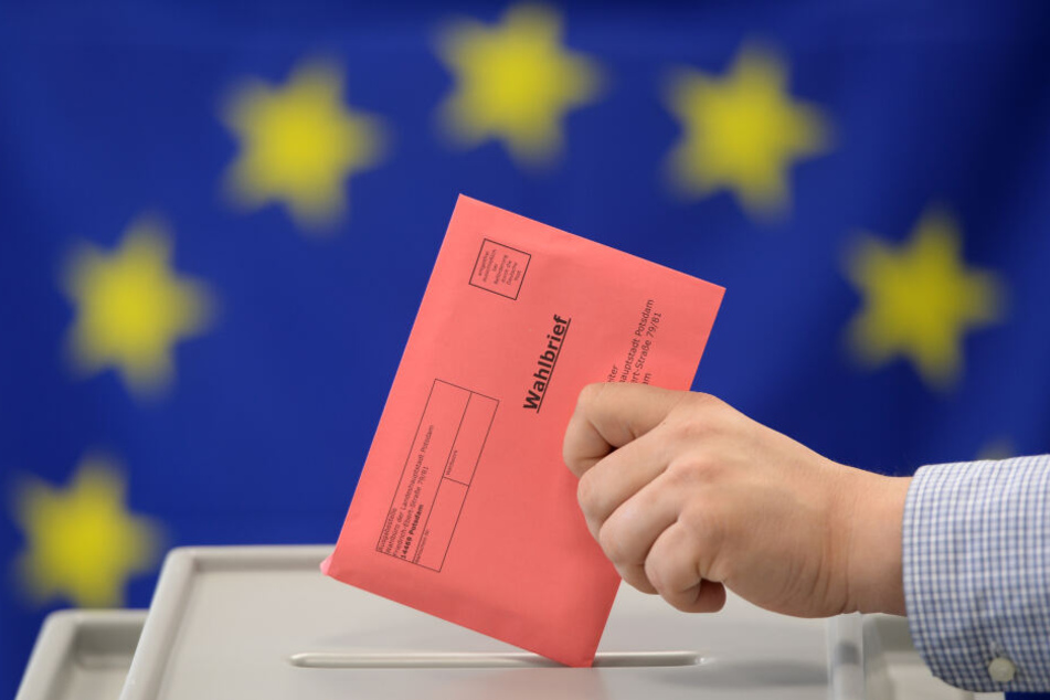Eine Stimmabgabe für das Europäische Parlament.