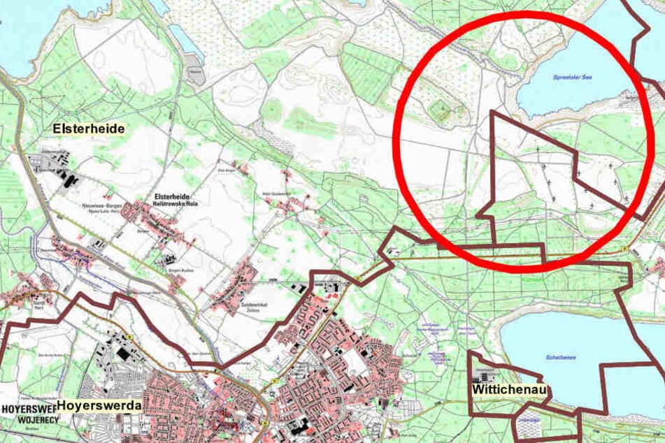 Das Landratsamt Bautzen hat wegen der Bienenpest diesen Sperrbezirk ausgerufen.