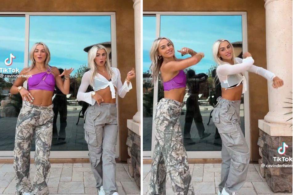 The Cavinder twins had fans seeing more than double in a clone-centric TikTok commercial shared on Monday.
