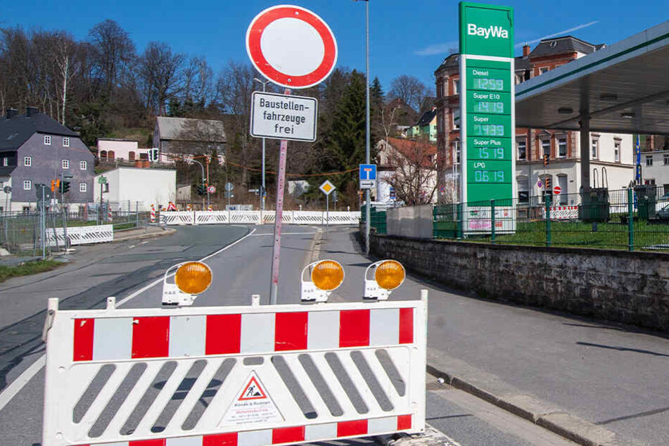 Auf der Annaberger Straße gibt es ab Montag eine neue Baustelle. (Archivbild)