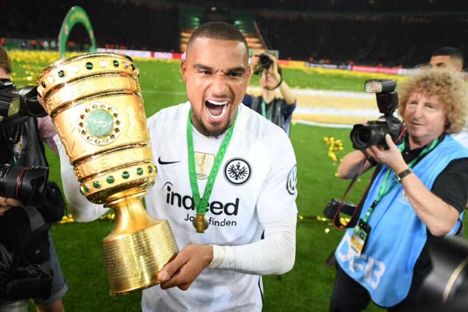 Mit Eintracht Frankfurt gewann Kevin-Prince Boateng im Jahr 2018 den DFB-Pokal.
