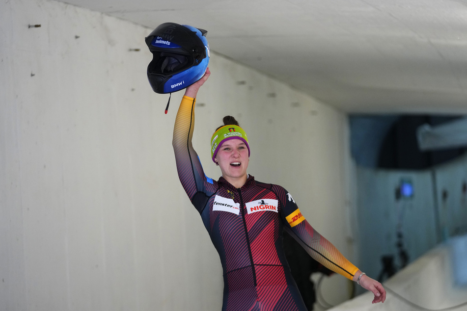 Lisa Buckwitz (29) vom BCR Thüringen hat den Monobob-Weltcup in St. Moritz gewonnen. (Archivbild)