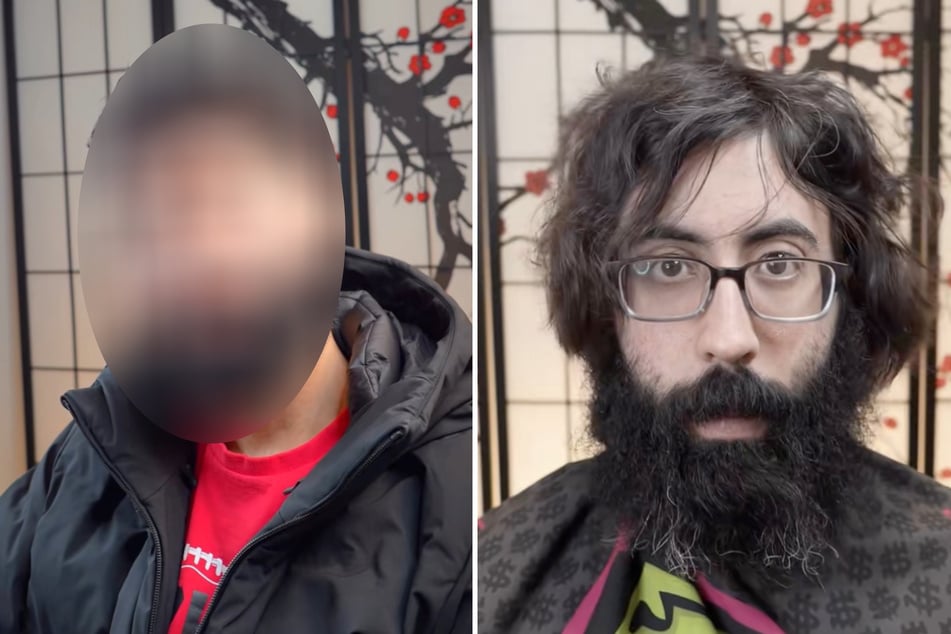Mann mit "Höhlenmensch"-Look bucht Umstyling: Was Friseur aus ihm macht, sorgt für Begeisterung