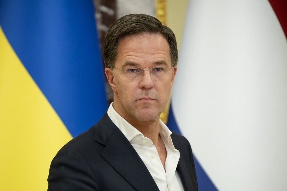 Mark Rutte (57), Nato-Generalsekretär, während seines Treffens mit dem ukrainischen Präsidenten Selenskyj. (Archivbild)