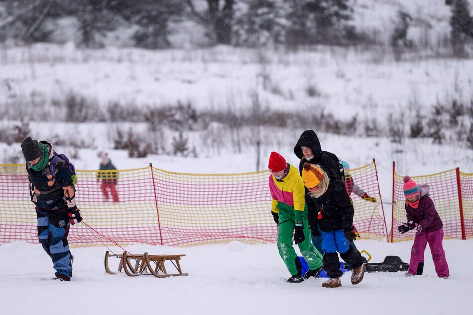 Auch die Rodelpisten waren wieder beliebt.