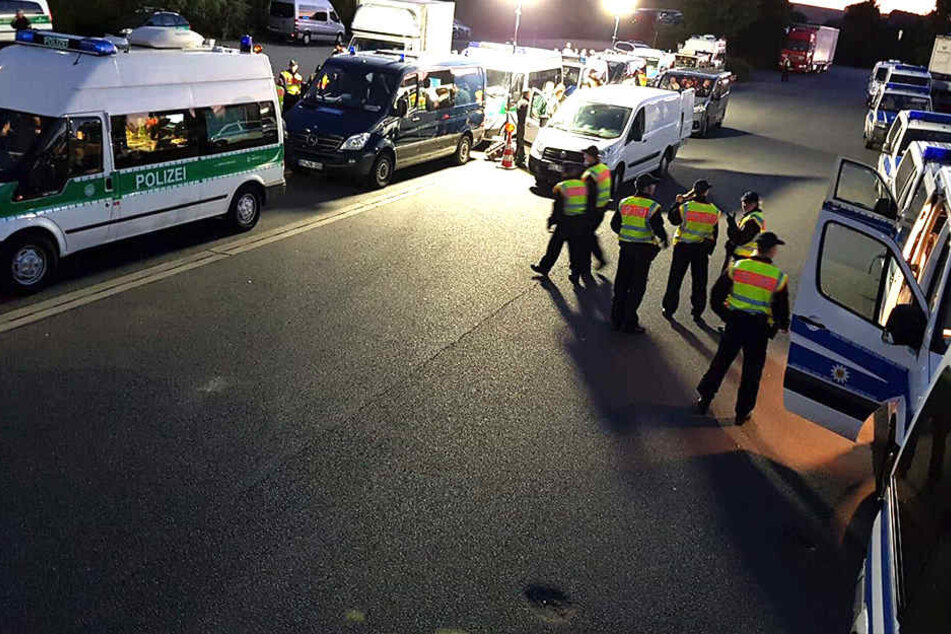 Die Bundespolizei hat auf der A4 bei Kodersdorf gut eine Woche lang Fahrzeuge und deren Insassen verstärkt unter die Lupe genommen.