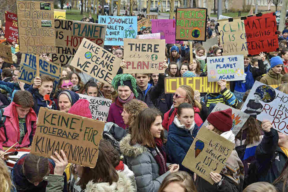 Gegen 14 Uhr soll die Hauptdemo von "Fridays For Future" in der Leipziger Goethestraße stattfinden - dann ist ein Demo-Aufzug über den Innenstadtring geplant.