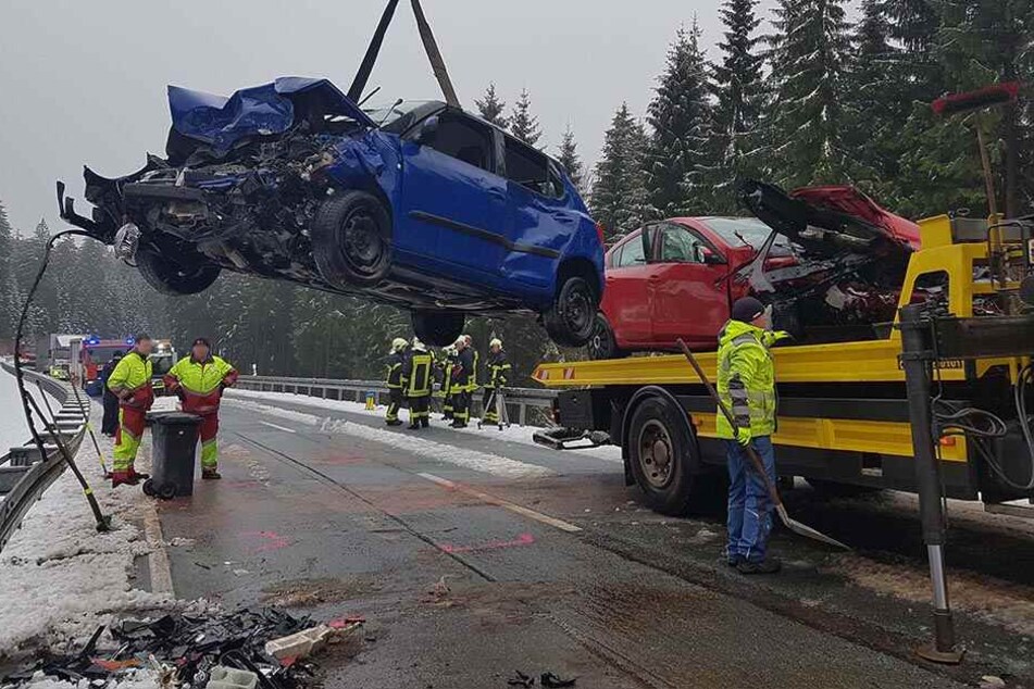 Bei dem Unfall gab es zwei Schwerverletzte.
