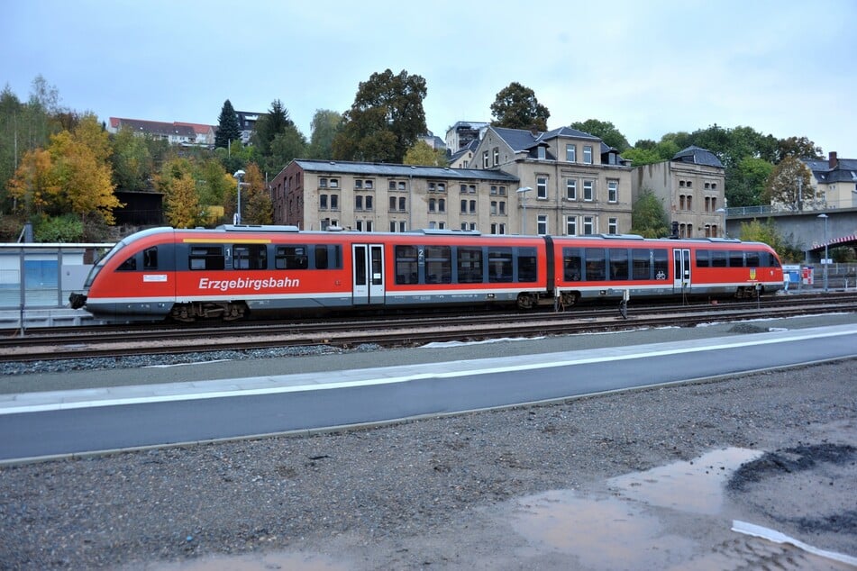 Am Bahnhof in Aue hat es Anfang Dezember eine Auseinandersetzung gegeben. (Archivbild)