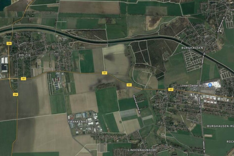 Der Fundort liegt zwischen Frankenheim, Dölzig und Burghausen-Rückmarsdorf.