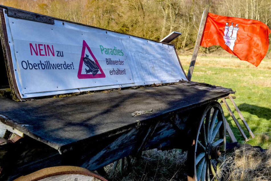Nicht alle sich freuen sich auf den Bau eines komplett neuen Quartiers.