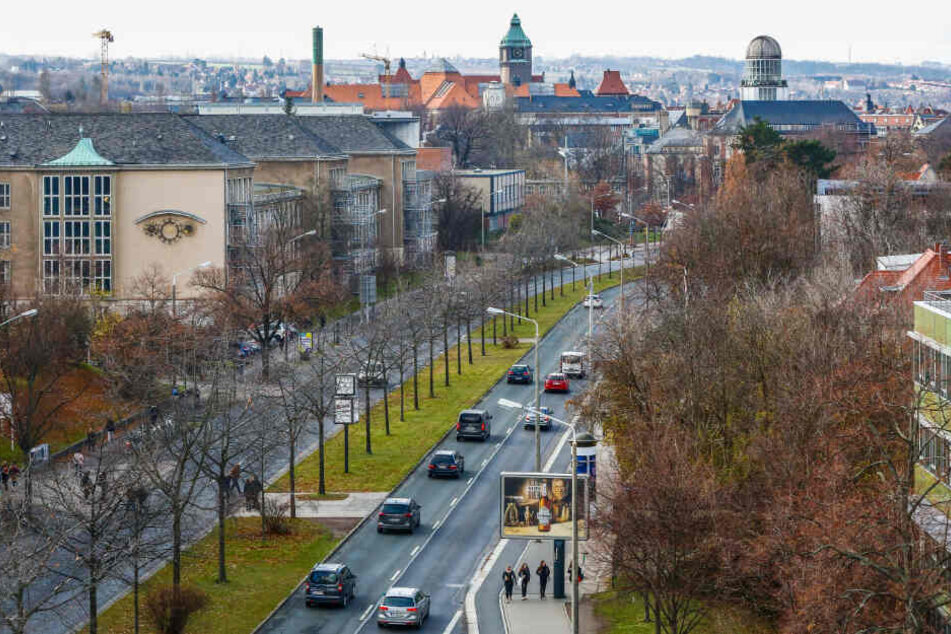 Die Entscheidung steht: Der Zellescher Weg im Dresdner Südosten wird zweispurig