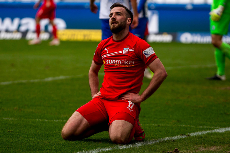 Morris Schröter (25) gibt in jedem Spiel Vollgas. Er läuft immer bis zur völligen Erschöpfung. Das wird heute in Ingolstadt wieder nötig sein, um dort zu punkten.