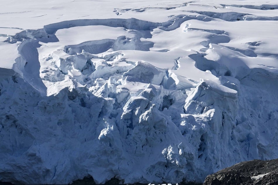 As ice melts in Antarctic, pressure gets released from the Earth's crust, triggering volcanic eruptions which then melt more ice, creating a feedback loop.