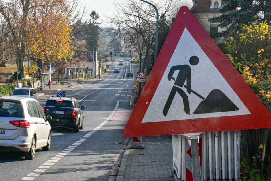 Bis Mai: Großenhainer Straße wird einspurig!