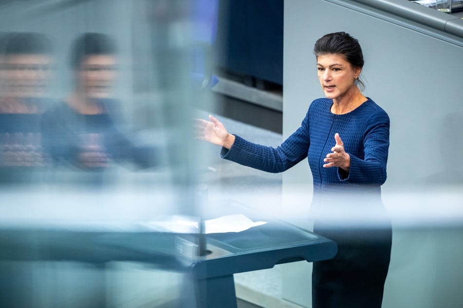 BSW-Gründerin Sahra Wagenknecht hatte den Thüringer Kompromiss zu friedenspolitischen Forderungen des BSW deutlich kritisiert und von einem "Fehler" gesprochen. (Archivbild)