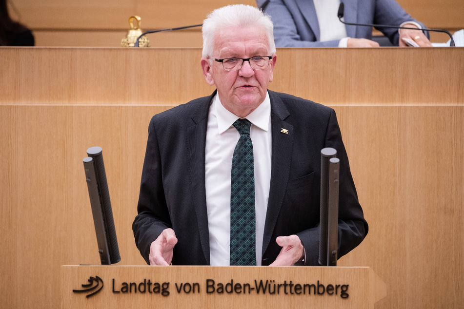 Baden-Württembergs Ministerpräsident Winfried Kretschmann (74, Grüne).