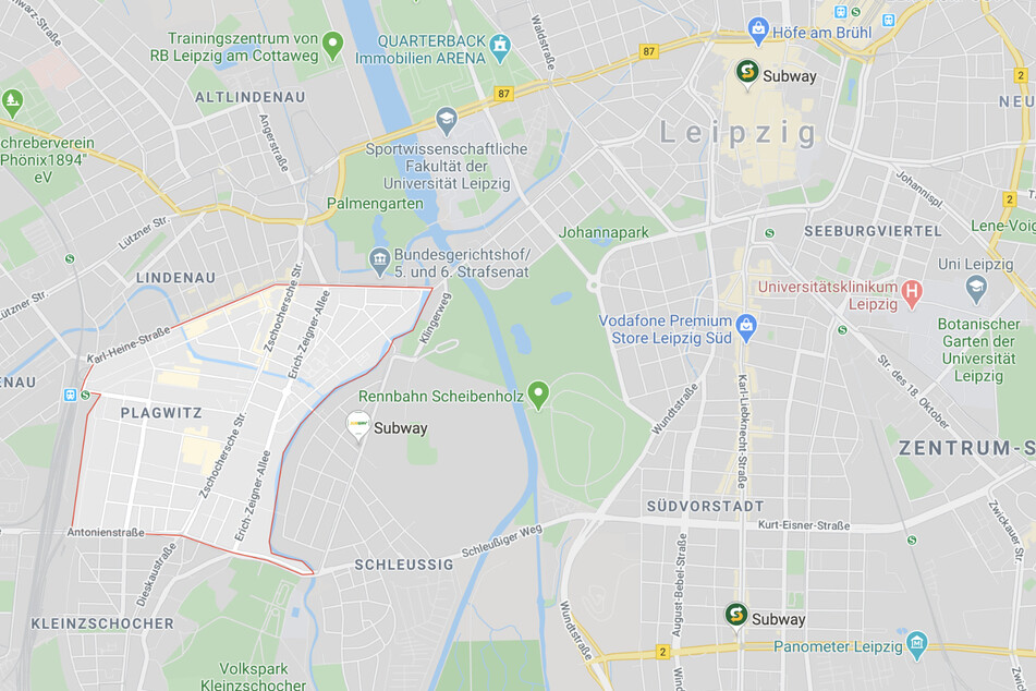 Tatort war der Stadtteil Plagwitz im Leipziger Westen.