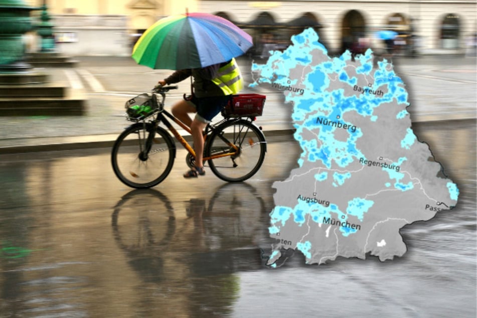 Schluss mit Sonne: Unwetter und Schauer ziehen über Bayern