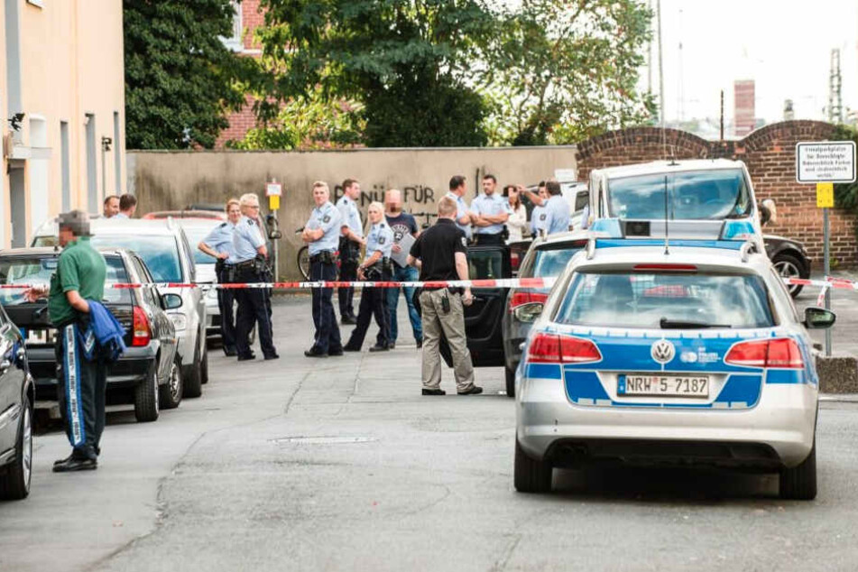 Die Polizei sperrte seiner Zeit den Tatort ab und suchte nach Spuren.