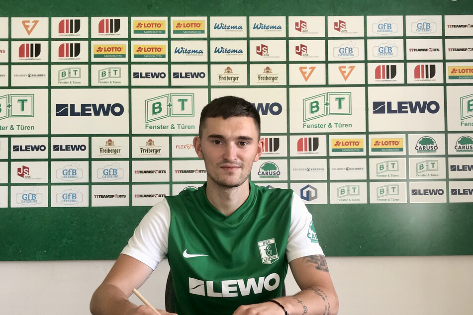 Mateo Andačić (24) hat einen Einjahres-Vertrag in Leipzig unterzeichnet.