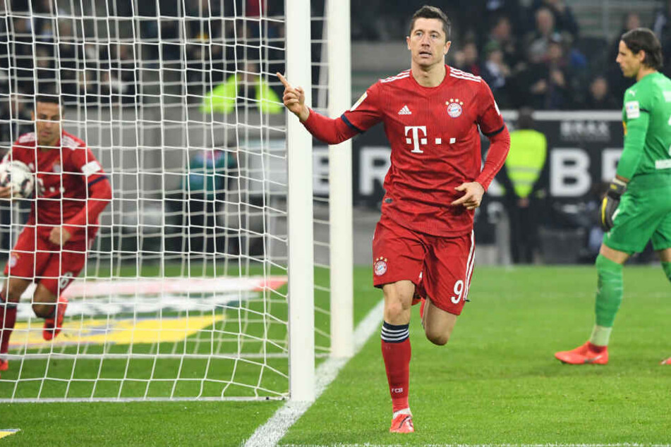 Robert Lewandowski konnte mit seinem ersten Treffer für die Vorentscheidung sorgen.