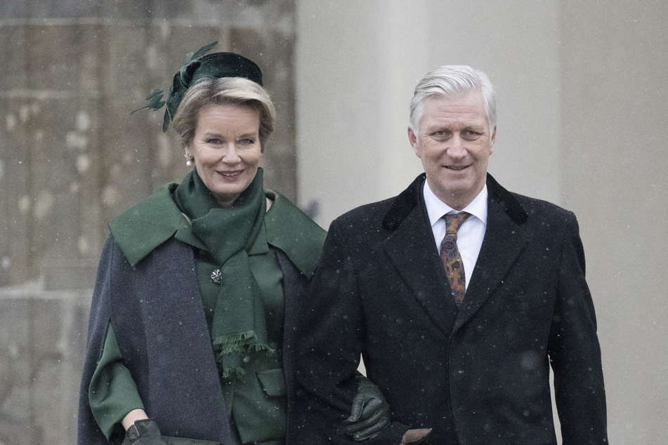 Das belgische Königspaar König Philippe und Königin Mathilde sind heute in Dresden zu Gast.