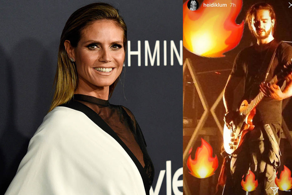 Dieses Foto von Tom Kaulitz postete Heidi Klum jetzt auf Instagram.