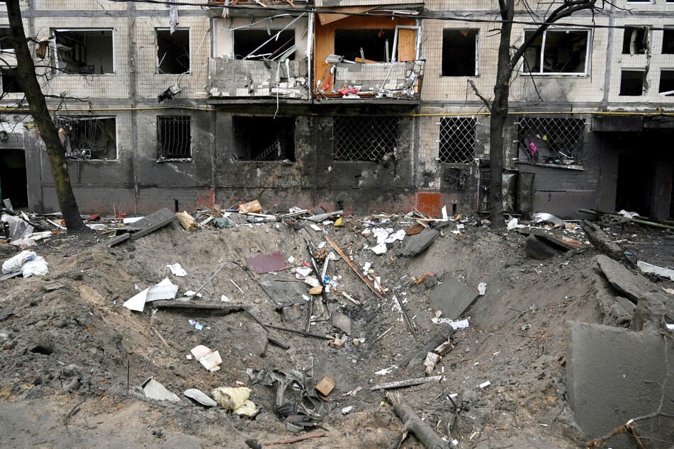 Explosionen waren in Kiew zu hören.