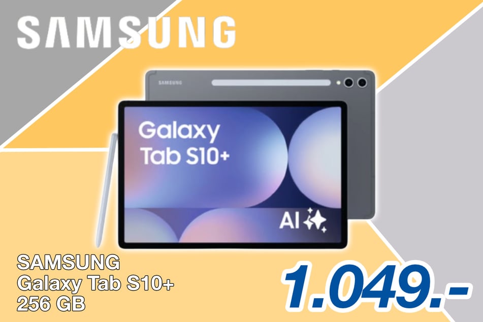 Das Samsung Galaxy Tab S10+ für 1.049 Euro.