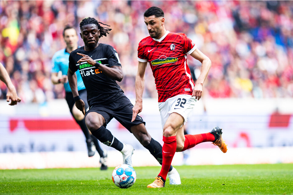 An Ende trennten sich der SC Freiburg und Borussia Mönchengladbach mit 3:3.