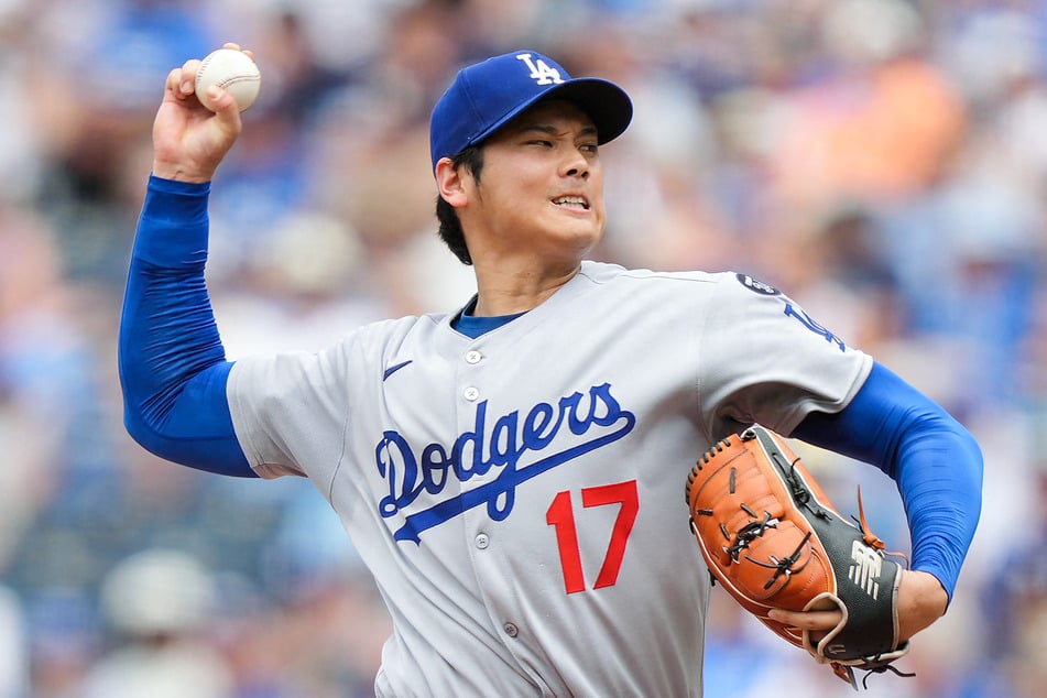 Shohei Ohtani threw the fastest pitch of his MLB career on Saturday, firing a 101.7mph fastball in the first inning of the Los Angeles Dodgers' 9-5 loss to the Royals in Kansas City.