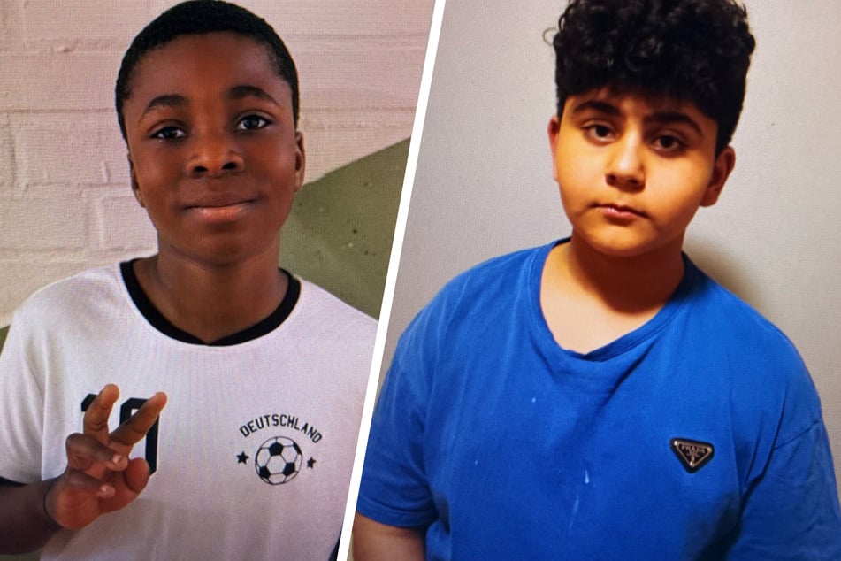 Olamide B. (10, l.) und Mirzan K. (11) aus Hamburg-Lurup werden seit Freitag vermisst.