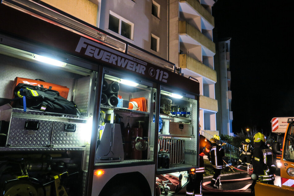 Am Mittwochabend musste die Feuerwehr in Schwarzenberg zu einem Brand in einer Wohnung ausrücken.