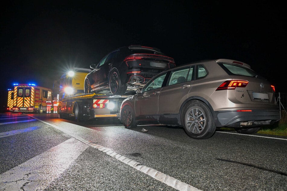 Der 66-jährige VW-Fahrer krachte frontal in einen Abschlepper.