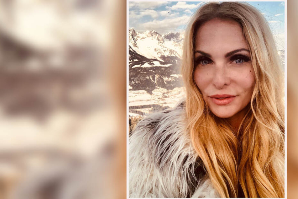 Ist das Pelz? Dieses Foto von Sonya Kraus aus dem Berg-Urlaub in Österreich erregt das Gemüt eines Fans.