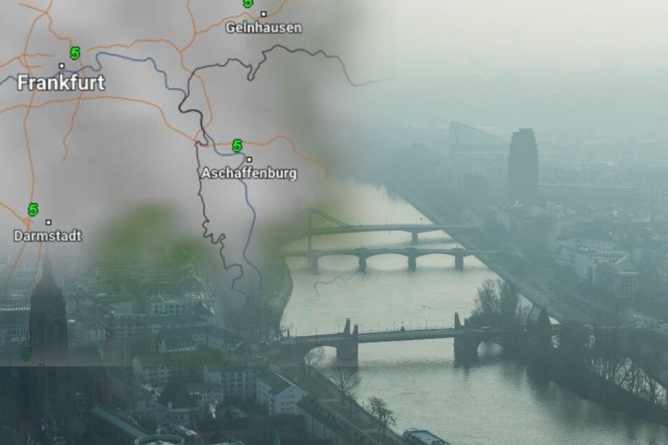 Am Montag und Dienstag müssen sich die Hessen leider mit der Wetterfarbe grau begnügen.