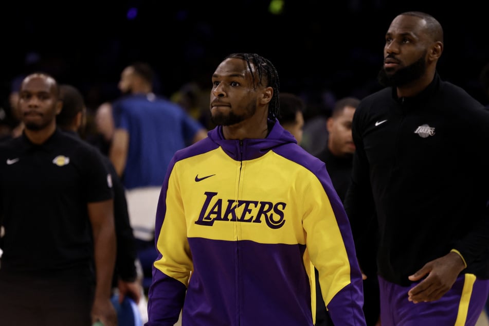 LeBron and Bronny James make NBA history with father-son regular season appearance